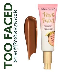 Too Faced Peach Perfect Foundation Spiced Rum